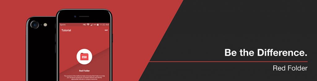 Be the Difference. Red Folder